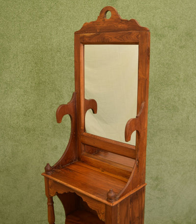 Restored Mirrored Vanity Stand