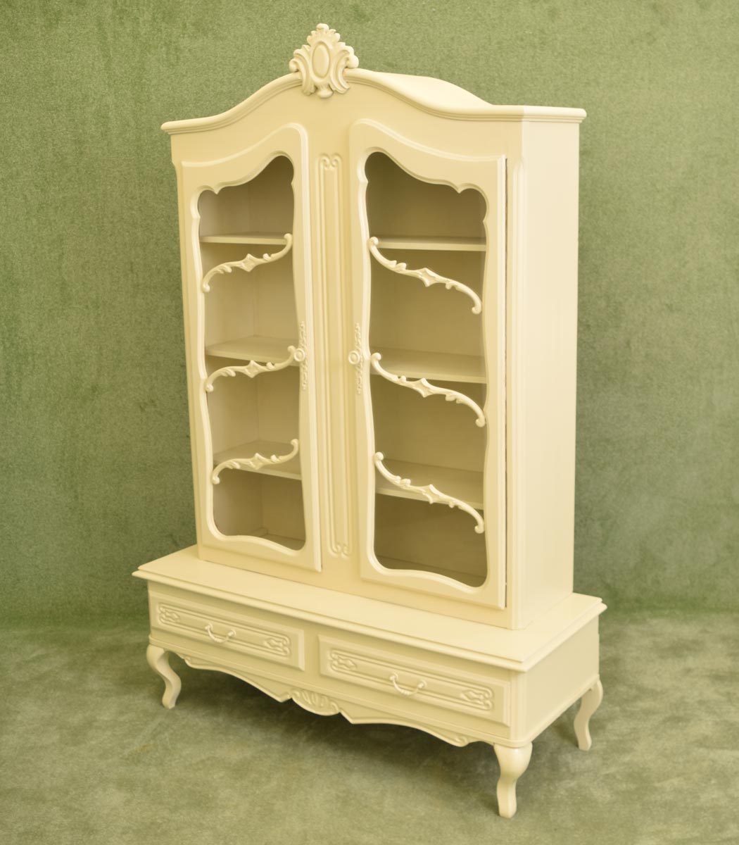 Painted French Display Cabinet