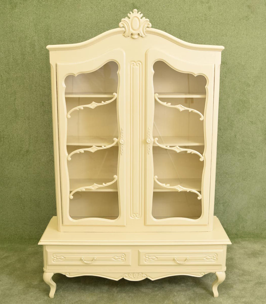 Painted French Display Cabinet