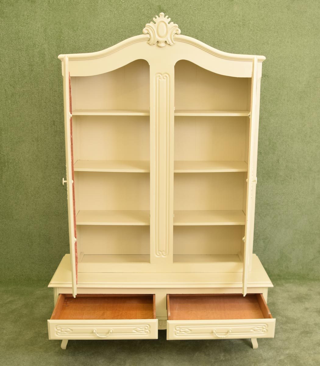 Painted French Display Cabinet