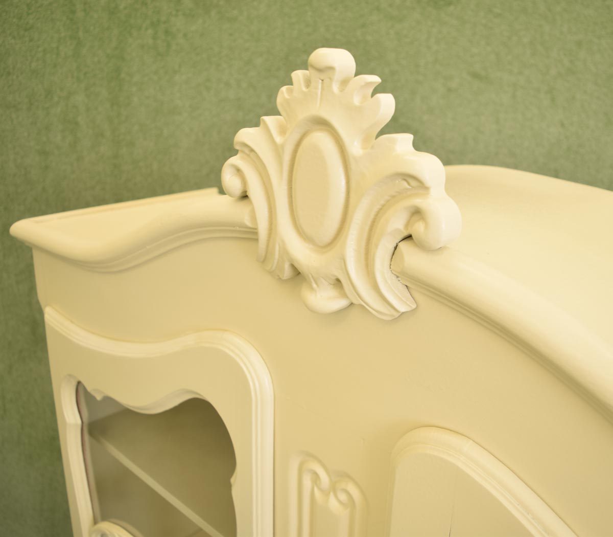 Painted French Display Cabinet