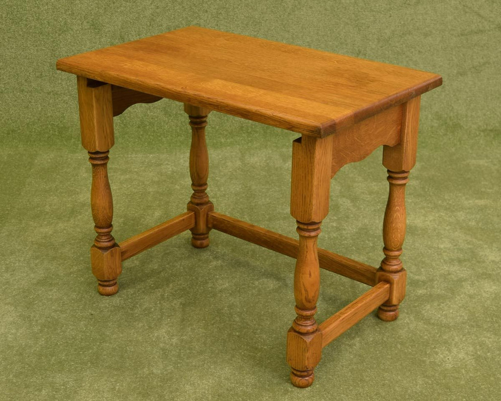 Restored Oak Nest of 3 Tables