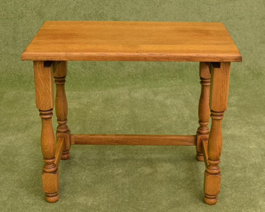 Restored Oak Nest of 3 Tables