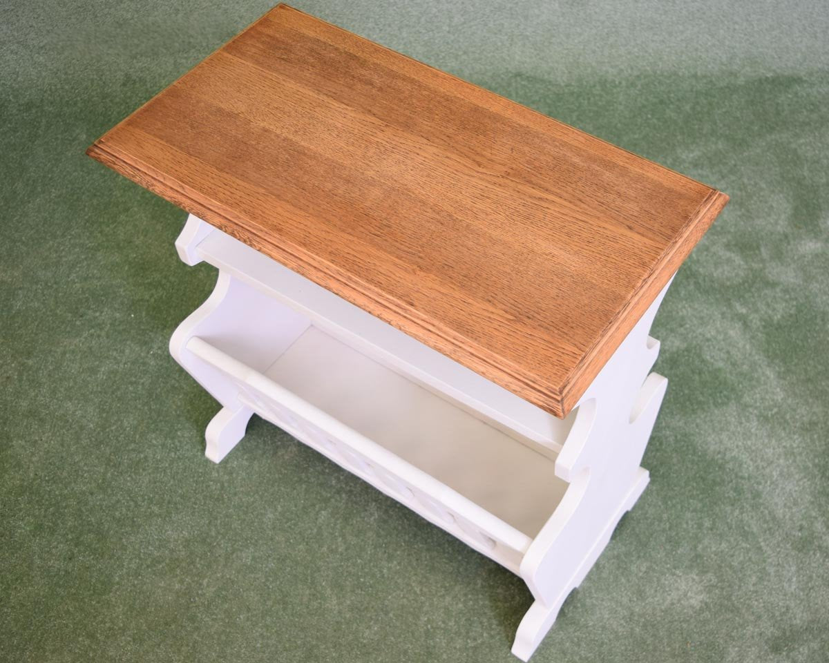 Large Painted Magazine Table