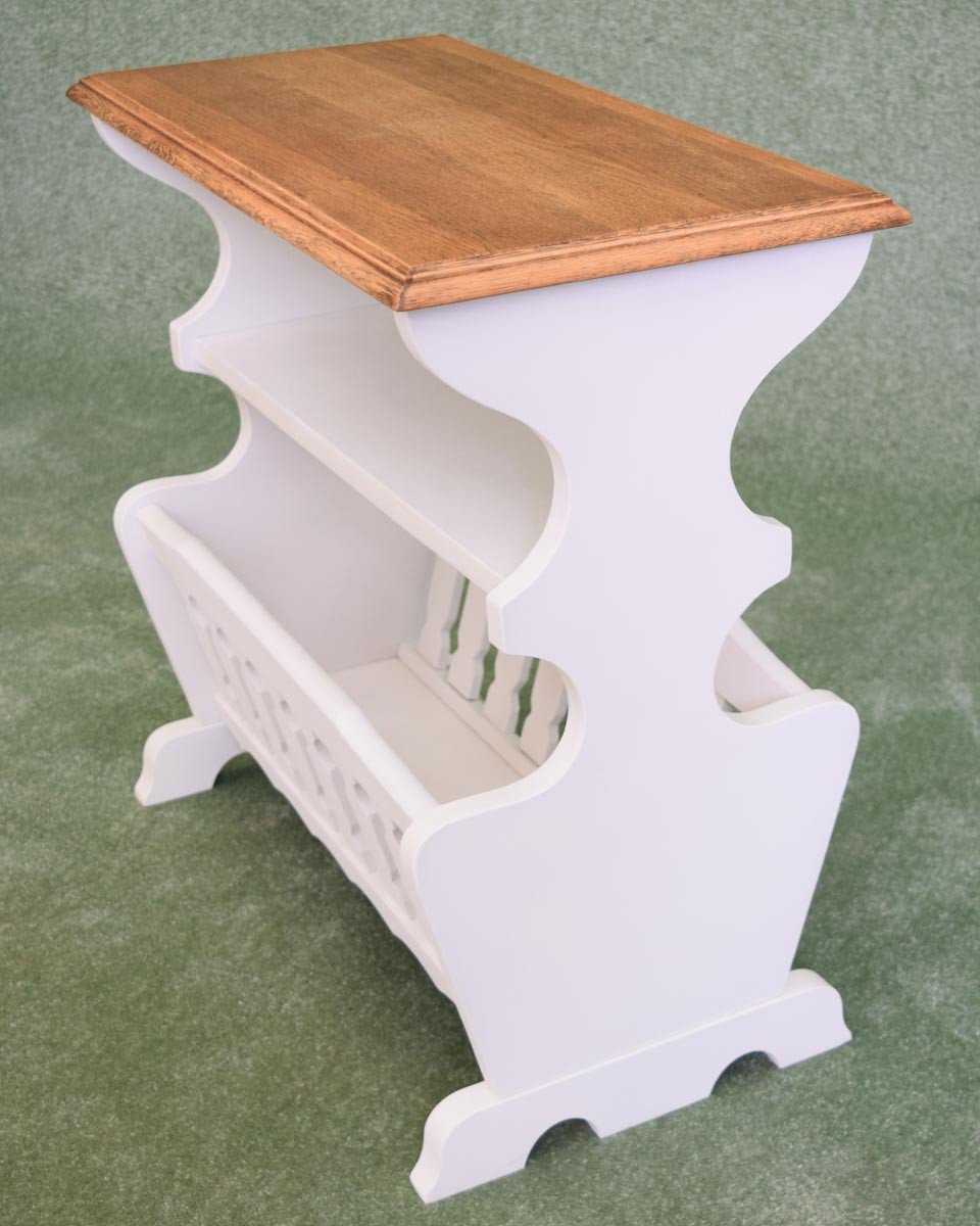 Large Painted Magazine Table