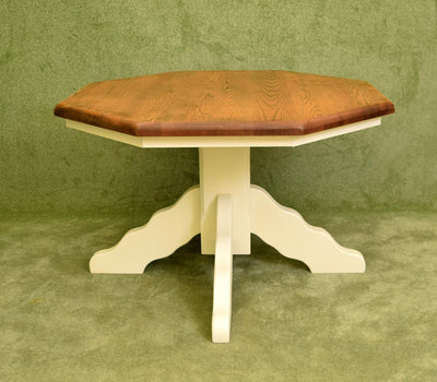 Octagonal Dutch Oak Table & 4 Chairs
